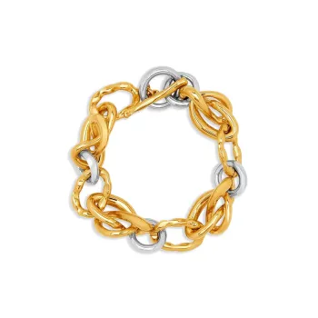 Oscar De La Renta Two tone Necklace