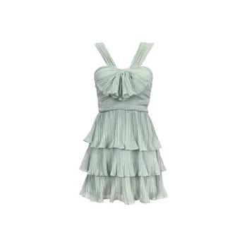 DOSOHEB Slip Dresses Women's Mint Green