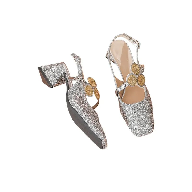 TADSW Chunky Heel High Heels Women's-2