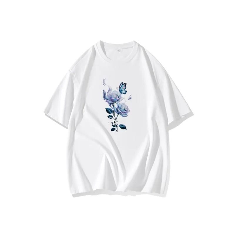 FAIRWHALE Drop Shoulder Sleeve T Shirt Women's-0