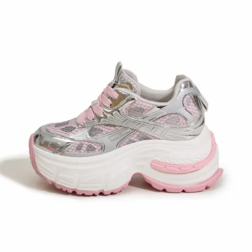 Milan Love Song Shock Absorbers With Slip Resistant And Abrasion Resistant Properties Low Top Chunky Sneakers Women's
