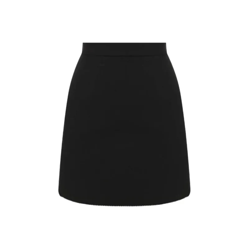 MSGM Casual Short Skirts Women's Black-0