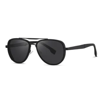 CYXUS TR/Memory Plastic Aviator Sunglasses Men's