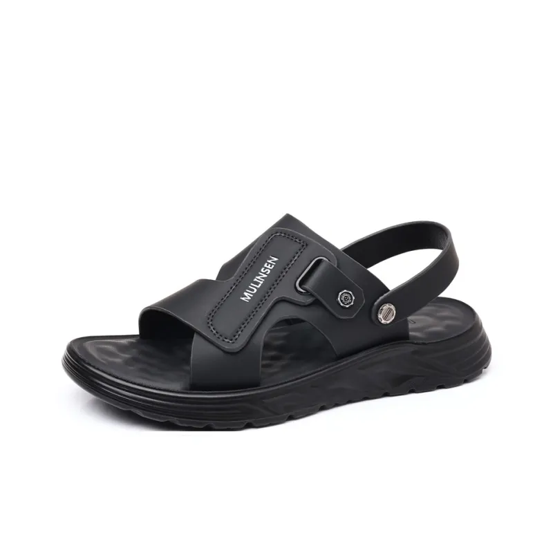 KACHILANG Beach Sandals Men Black-5