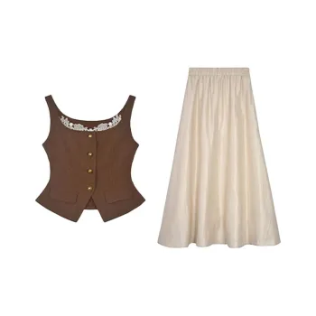 OZVO Two Piece Skirt Sets Women's