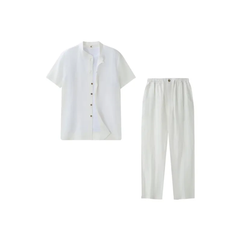 XUANSHENG Shirt Matching Set Men's-14