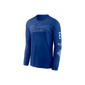Nike Brooklyn Dodgers Cooperstown Knockout Men's Nike Mlb Long Sleeve T Shirt