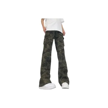 Menglaini Jeans Unisex Camouflage