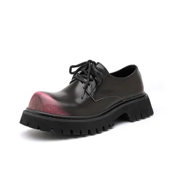 SOBB Men's Casual Shoes Men Low Top Purple/Black/Brown/Silver