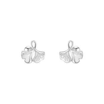 DAWO 999 Fine Silver Stud Earrings Women's