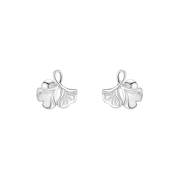 DAWO 999 Fine Silver Stud Earrings Women's-0
