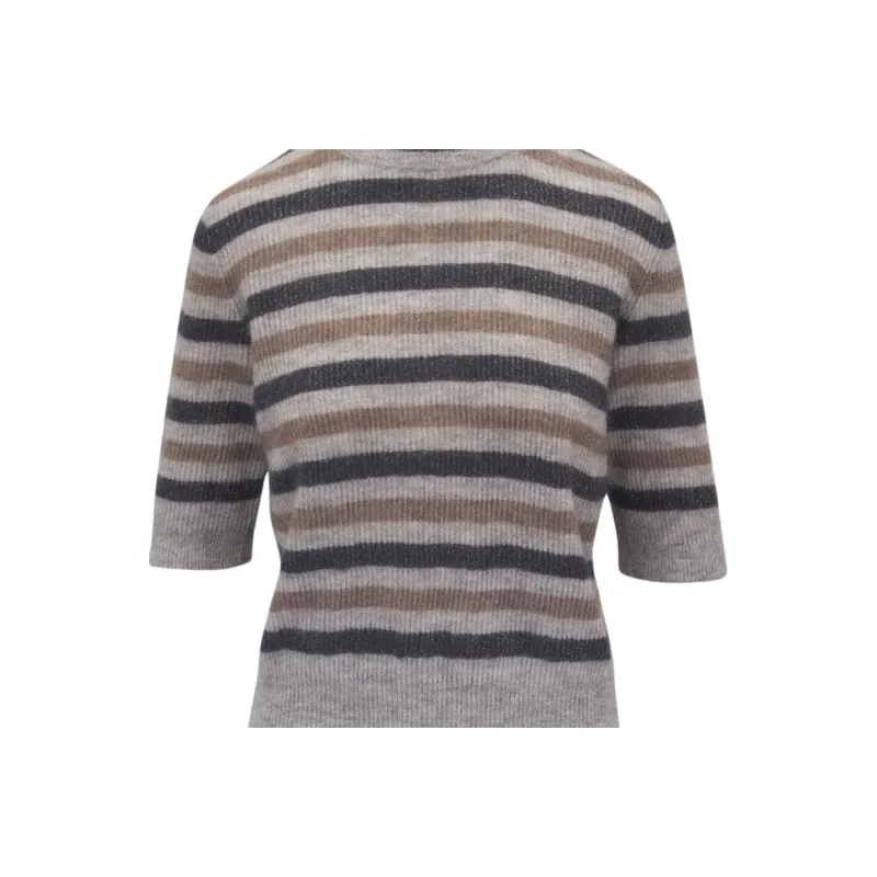 Brunello Cucinelli SS25 Sweater Women's Gray-2