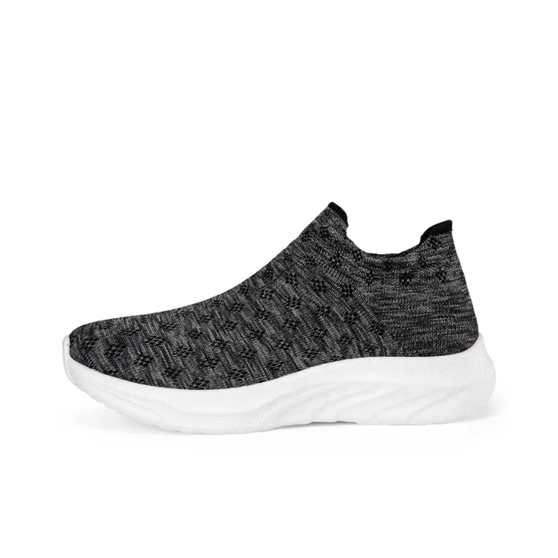 TELENT Breathable And Lightweight Low Top Casual Shoes Unisex Black White-0