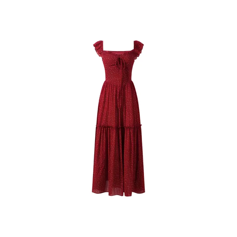 DOSOHEB Short Sleeved Dress Women's-0
