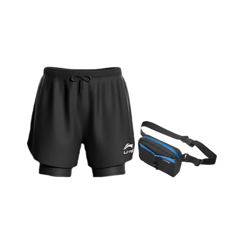 LiNing Sports Shorts Unisex Cool Black-11