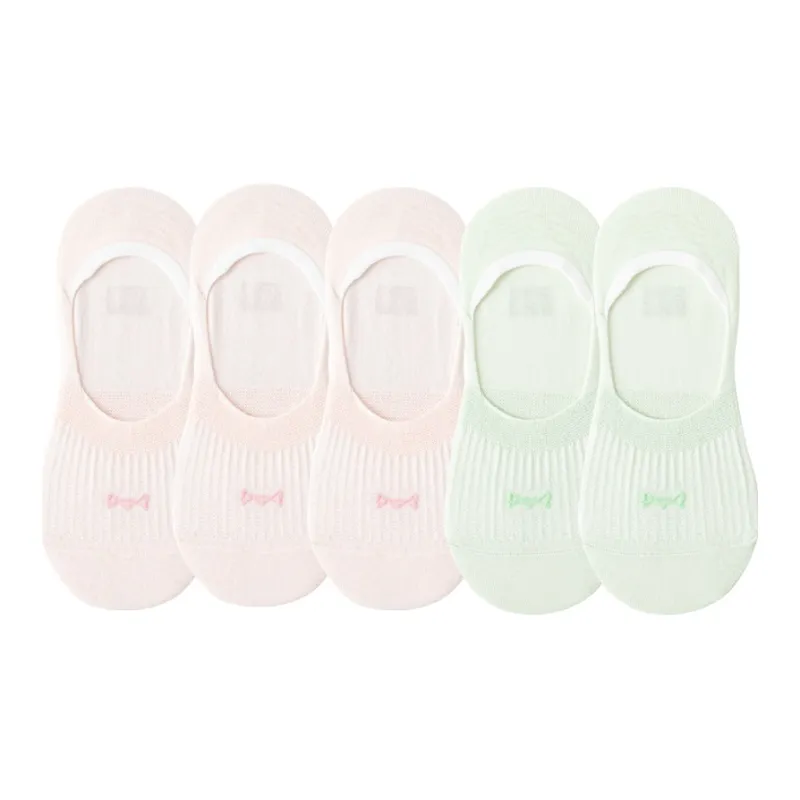 MIIOW Cool One Summer Series No Show Socks Women's 5 Pack-25