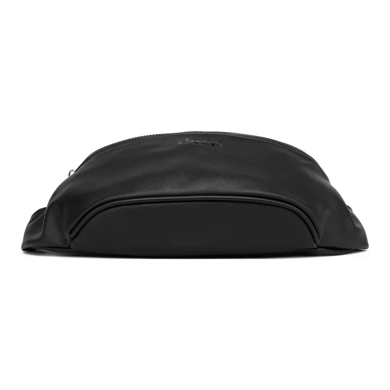 Jeep PU Sling Bag, Crossbody Bag, Fanny Pack Regular Unisex Black-5