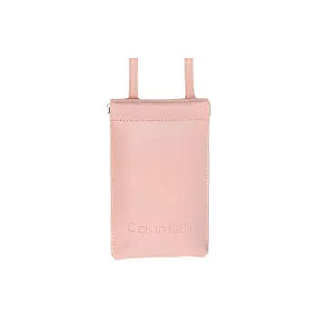CALVIN KLEIN Polyester Crossbody Bag Shoulder Bag With Cell Phone Pouch Women's Pink