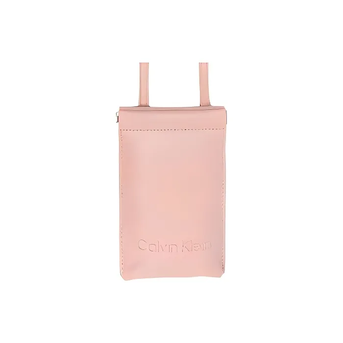 CALVIN KLEIN Polyester Crossbody Bag Shoulder Bag With Cell Phone Pouch Women's Pink-0