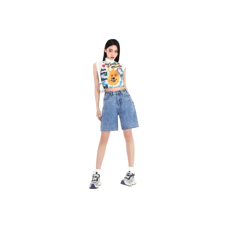ZAZN Denim Shorts Women's-14