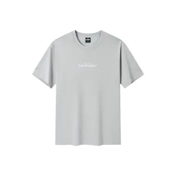 XTEP T Shirt Men's Bright Moon Gray