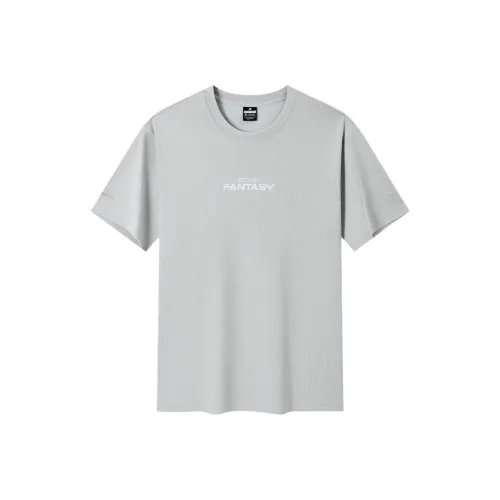XTEP T Shirt Men's Bright Moon Gray