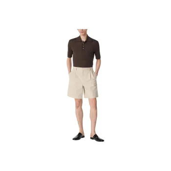 Bottega Veneta SS25 Casual Shorts Men's Beige