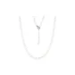 Cherry Pink Seed Bead Pearl Necklace Style B