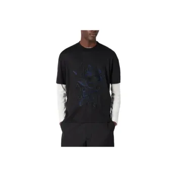GIORGIO ARMANI T Shirts Men Black