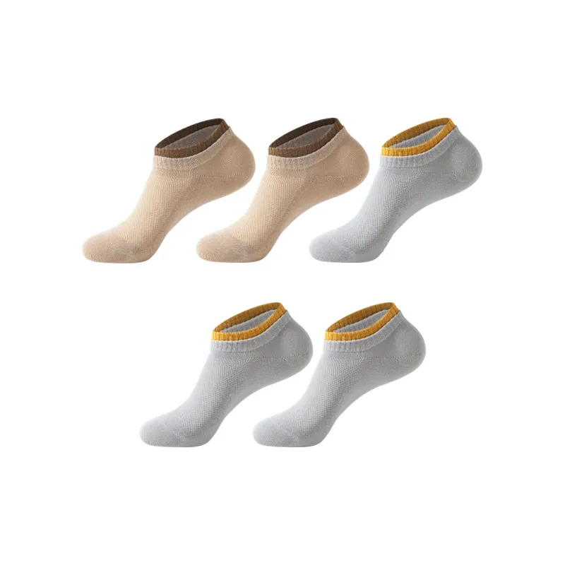 PLANDOO Ankle Socks Men's 5 Pack-36
