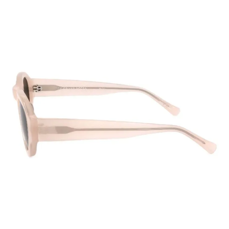 DRIES VAN NOTEN Acetate Oval Sunglasses Unisex Pink-2