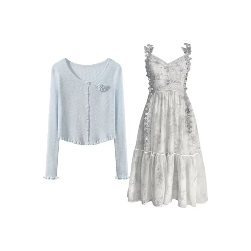 AINUOERMY Two Piece Skirt Sets Women's-14
