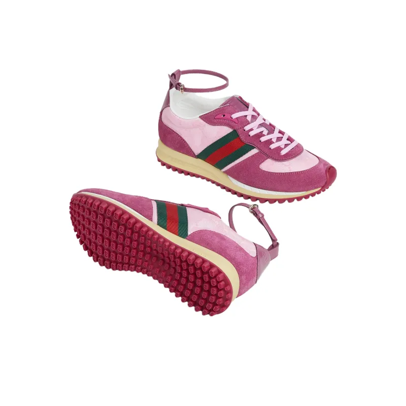 GUCCI RE MOTION Low Top Casual Shoes Women's Bright Pink-5