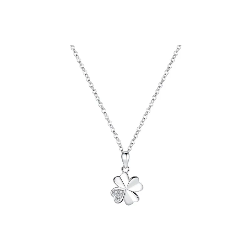 Asia Star Sterling Silver S999 Fine Silver Necklaces Women's-0