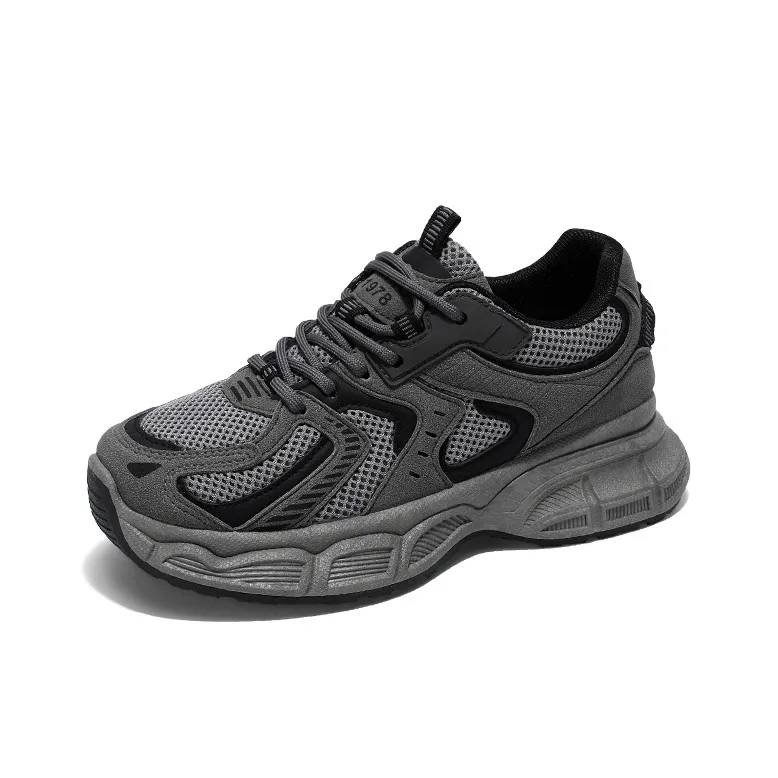 TEXWOOD Slip Resistant Coverage Support Low Top Chunky Sneakers Women's-1