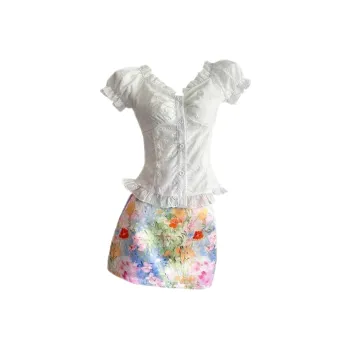 ABBY GODDESS Two Piece Skirt Sets Women's