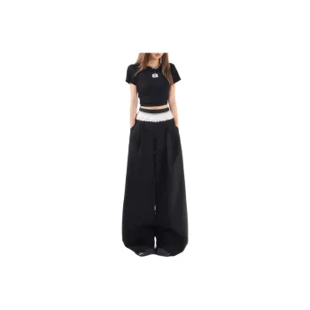 YINLEI Casual Pants Women's Black