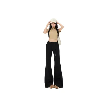 YINLEI Casual Pants Women's Black