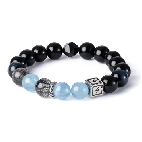 Topgirl Natural Obsidian Bracelets Men's