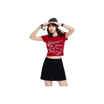 Wen Shan Casual Short Skirts Women's Black