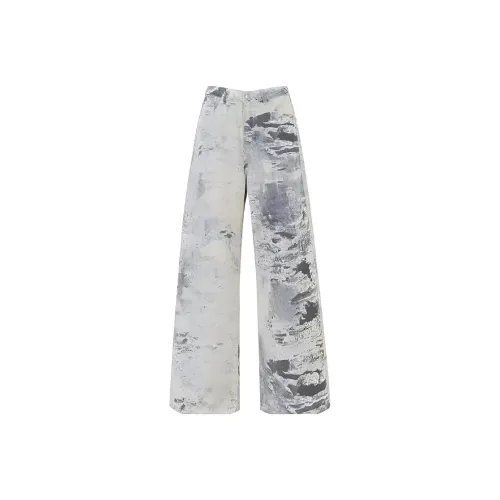 ZYKY Jeans Unisex Dirty White