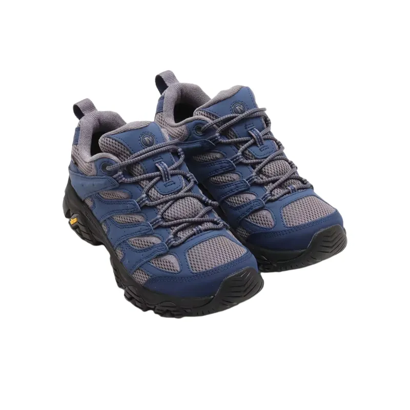 MERRELL MOAB 3 Anti Slip Wear Resistant Low Top Hiking Shoes Women's Blue Gray-2