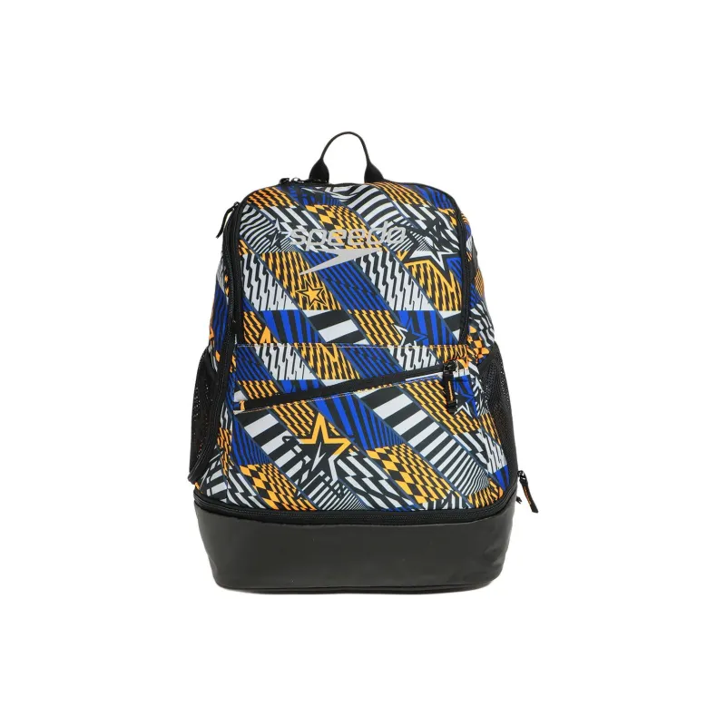 Speedo Polyester Backpack Unisex Two Tone & Blue & Black-0
