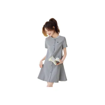 TERRE BLEUE Short Sleeved Dress Women's