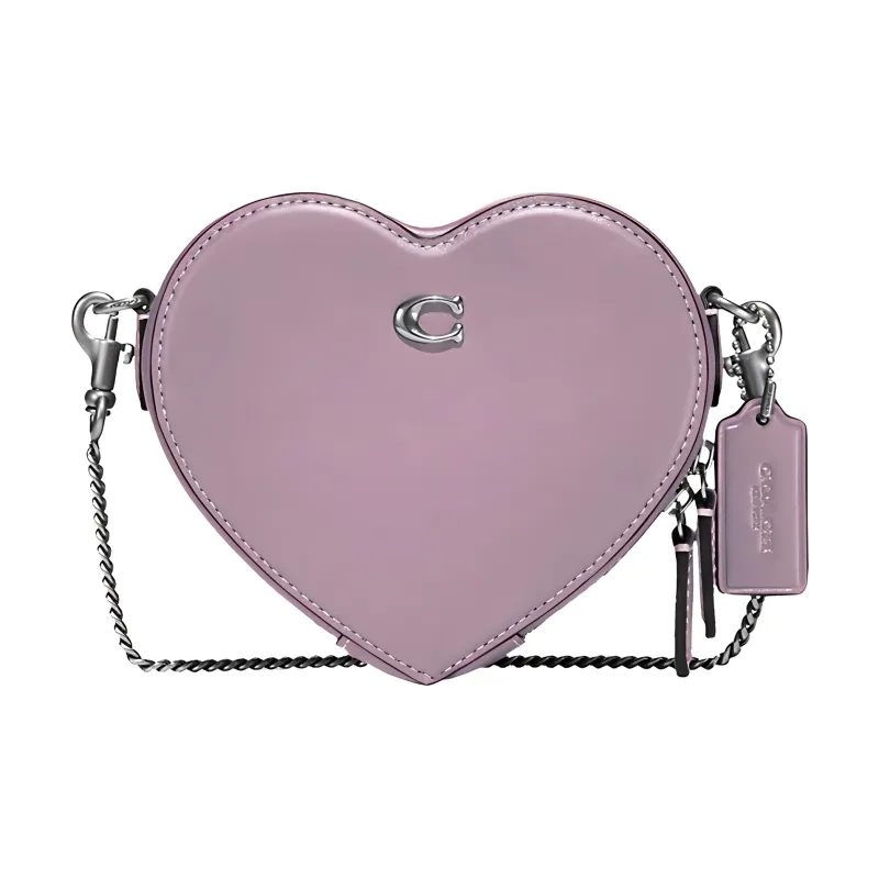 COACH Glove Tanning Shoulder Bag, Crossbody Bag Mini Women's Taro Purple-0