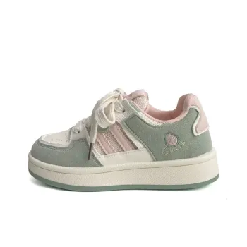 LIANGHUO Slip Resistant Cushioning With Impact Resistance Low Top Skateboard Shoes Women's