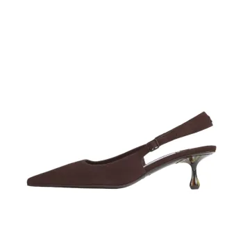 Jimmy Choo Amel Slim Heel High Heels 5cm Women's Chocolate Brown