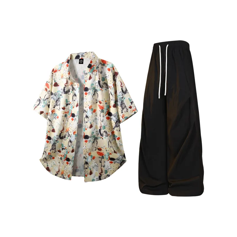 Supremo Cat Shirt Matching Set Unisex-26