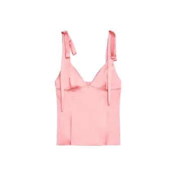 ZARA Camisoles Women's Rose Red
