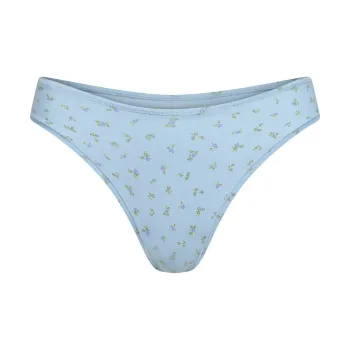 SKIMS SS25 COTTON JERSEY DIPPED THONG Underpants Women's 1 Pack
